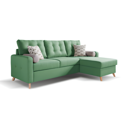 Modern hörnsoffa med sängfunktion