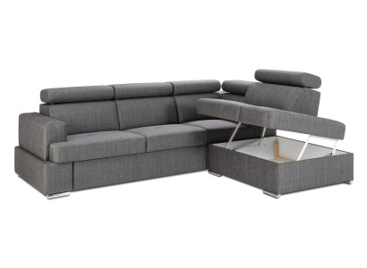 Modern L-formad soffa med sängfunktion