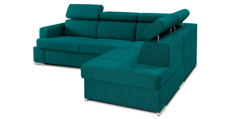 Modern L-formad soffa med sängfunktion