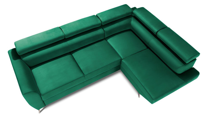 Hörnsoffa med förvaringsutrymme och sängfunktion