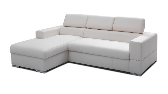 Modern L-formad soffa med sängfunktion och förvaringsutrymme