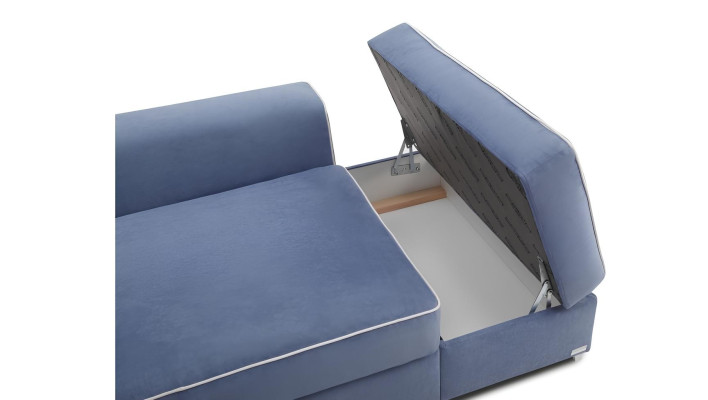 L-formad utdragbar soffa