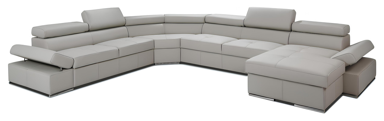 Sofa XXL i design av 100% italiensk läder