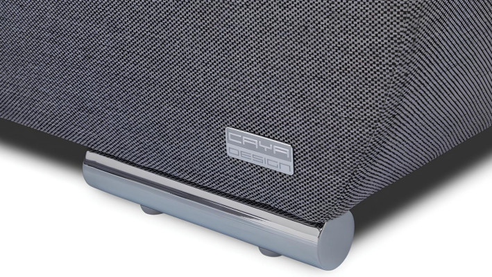 Modern hörnsoffa med sängfunktion och förvaringsutrymme