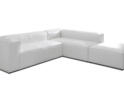 XXL soffa i 100% italiensk läder