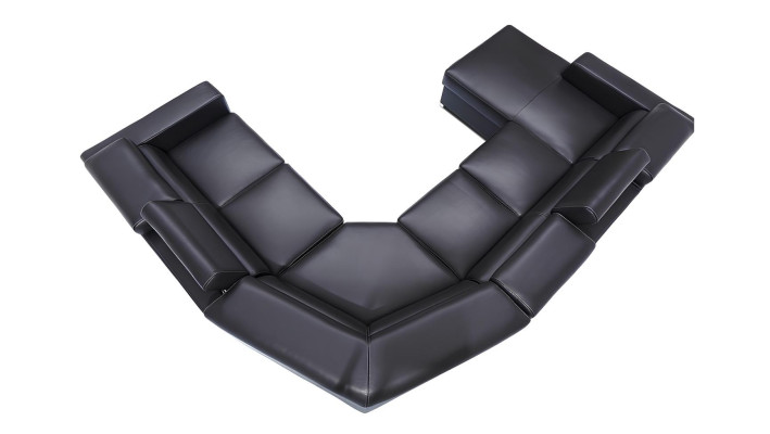 XXL soffgrupp med mjukt äkta läderöverdrag 100% för vardagsrummet