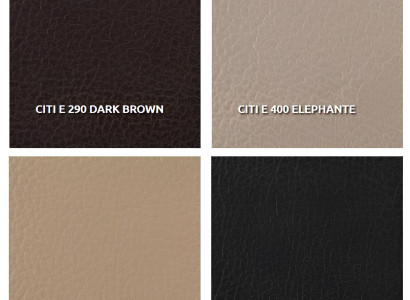 Designerbänk för 2,5 personer med sängfunktion i 100% ny italiensk läder