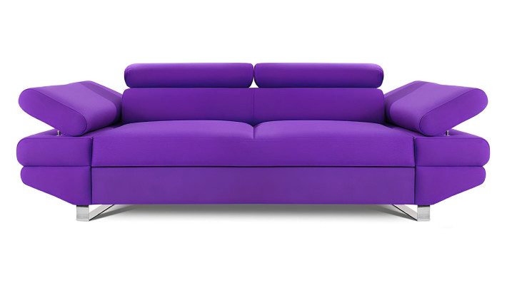 Modern lila soffa