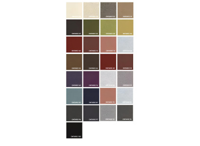 Modern soffa med tre platser och sängfunktion i tyg