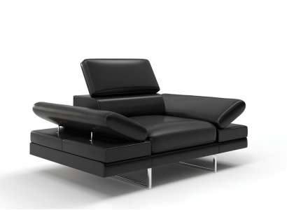 Relex Lounge TV-stol från Dizaina, läderklubb för 1 person