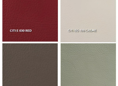 Modern stol i 100% italiensk läder för vardagsrummet