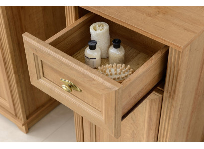 Set av badmöbler i fem delar