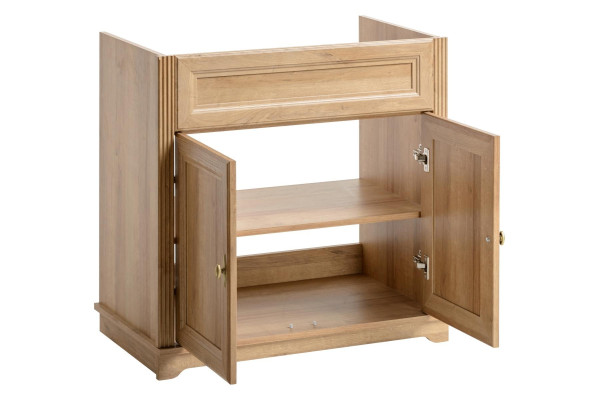 Mobil badrumsskåp 80 cm i rustik stil