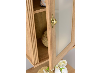 Mobil badrumsskåp 80 cm i rustik stil