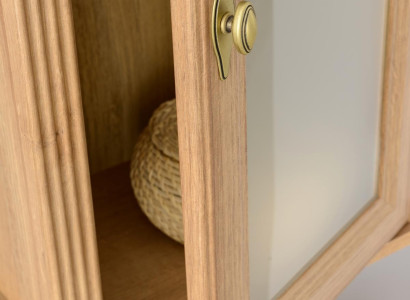 Mobil badrumsskåp 80 cm i rustik stil