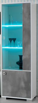 Modern och lyxig vitrinskåp