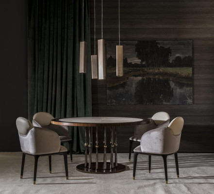 Rund italiensk barockbord