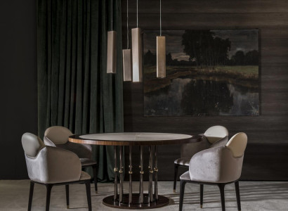 Rund italiensk barockbord