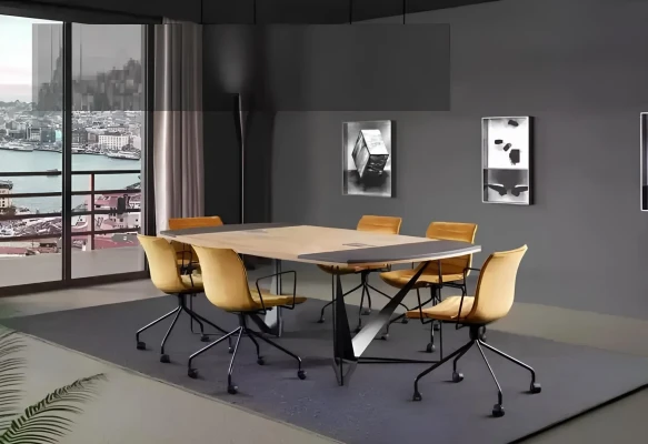 Modern konferensbänk