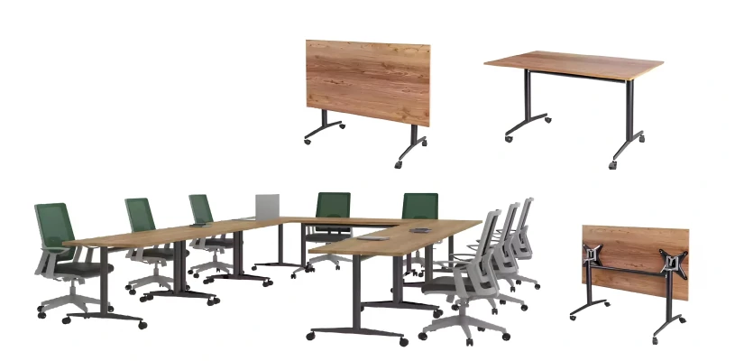 Modern konferensbord med kontorsdesign