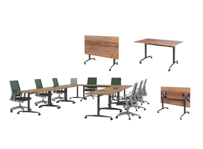 Modern konferensbord med kontorsdesign