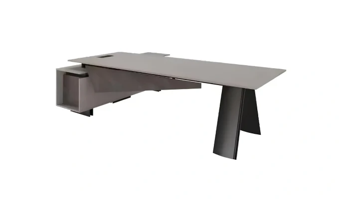 Modern grå hörnbord med premiumdesign