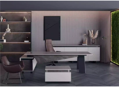 Modern grå hörnbord med premiumdesign