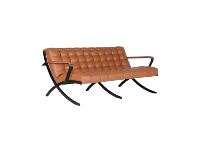 Modern Chesterfield-soffa för 3 personer