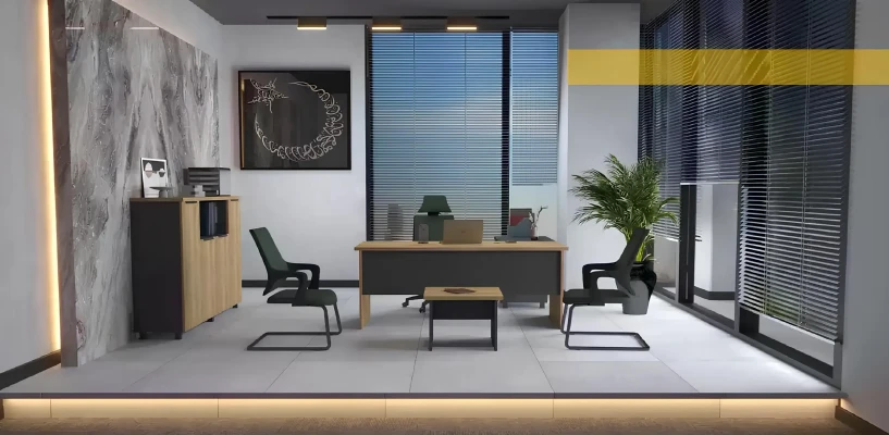 Modern brun kaffebord