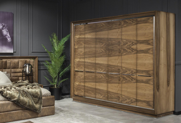 Elegant möbelset för sovrum i 6 delar.