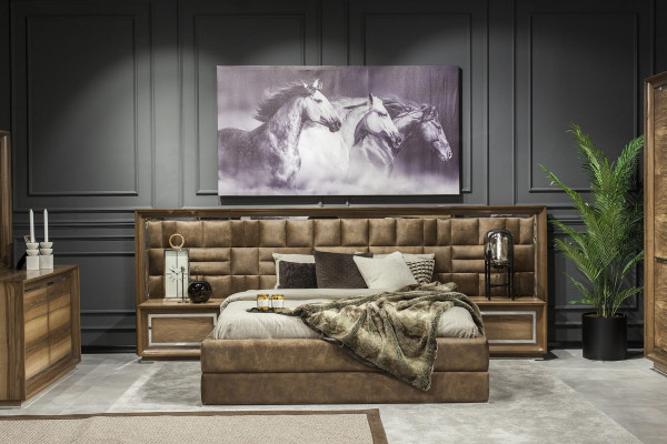 Elegant möbelset för sovrum i 6 delar.