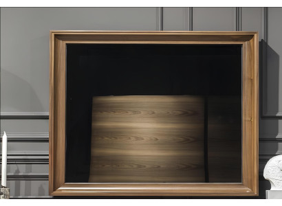 Set med 9 delar, inklusive bord, stolar, byrå och spegel