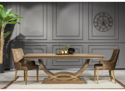 Lyxigt matbord 207x101cm i elegant trä