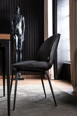 Modern svart hängande stol för tak