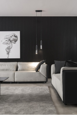 Set med 3+1 platser hengen fåtölj Möbler för vardagsrum 2 delar Ny