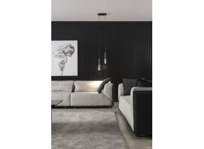 Set med 3+1 platser hengen fåtölj Möbler för vardagsrum 2 delar Ny