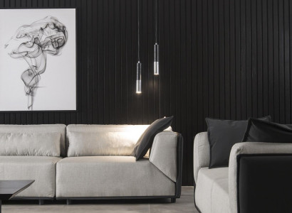 Set med 3+1 platser hengen fåtölj Möbler för vardagsrum 2 delar Ny