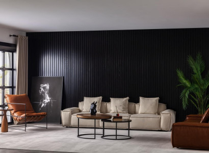 Soffgrupp för vardagsrum 4+3+1