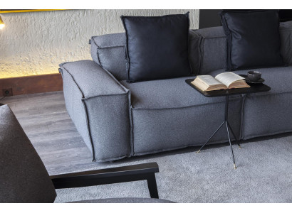 Mjuk soffa på 300 cm