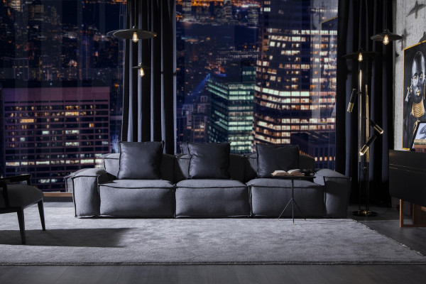 Mjuk soffa på 300 cm