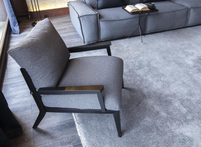 Set av två delar Soffa + Fåtölj Bekväm och mjuk Modern lyxig ny