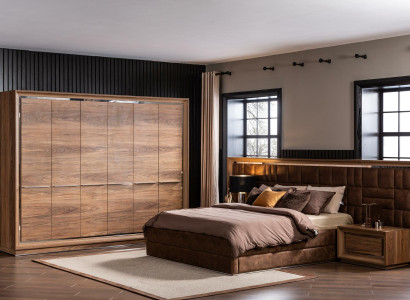 Lyxigt hotellmöblemang med inbyggd säng