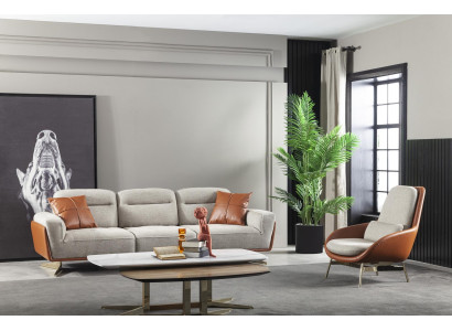 Divas kaffebord, lyxiga rullbord för vardagsrummet, bord i trä 2 delar.