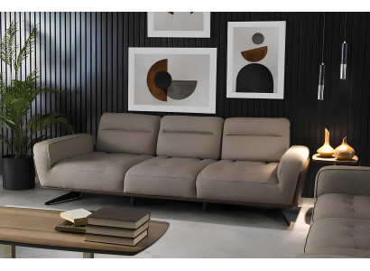 Soffgrupp 4+1 med låg bord, 3 delar. Mjuk möbelset