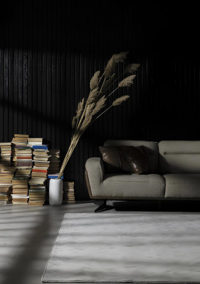 Praktisk och rymlig hörnsoffa 260cm Tyg