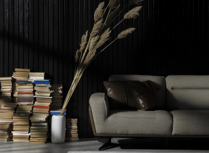 Praktisk och rymlig hörnsoffa 260cm Tyg