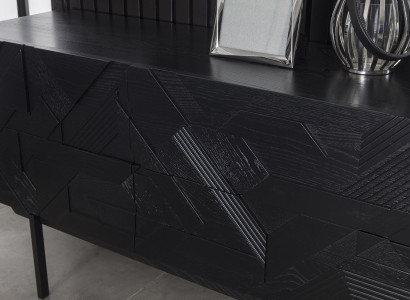 Sängmöbelset Melnu i fyra delar, lyxigt set med ny förvaringsutrymme