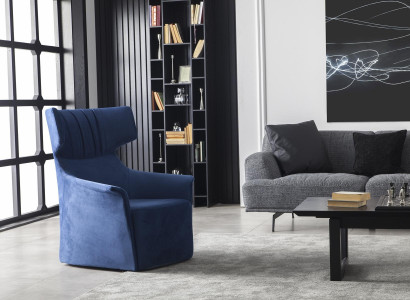 Modern lyxig fåtölj