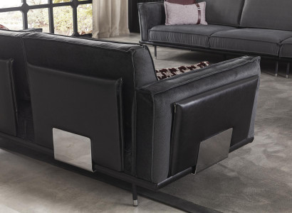 Auduma klädd soffa 330 cm