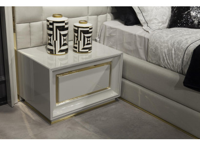 Modern och lyxig sängbord